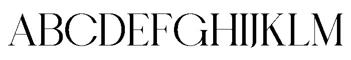 Chairo Medium Font UPPERCASE