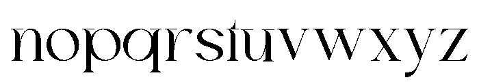 Chairo Medium Font LOWERCASE