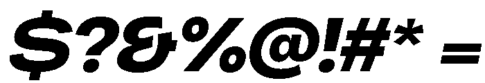 Chairo Neue ExtBd ExtExp Ita Font OTHER CHARS