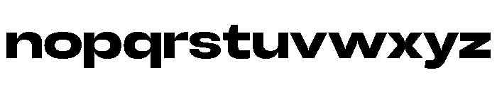 Chairo Neue ExtBd ExtExp Font LOWERCASE