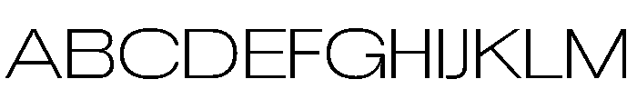 Chairo Neue ExtLt ExtExp Font UPPERCASE