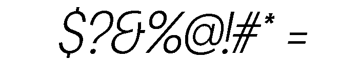 Chairo Neue ExtLt ExtraCond Ita Font OTHER CHARS