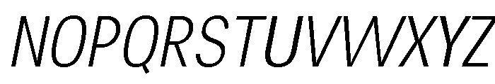 Chairo Neue ExtLt ExtraCond Ita Font UPPERCASE
