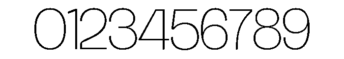 Chairo Sans Thin Variable Font OTHER CHARS
