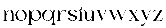 Chairo Semi Bold Font LOWERCASE