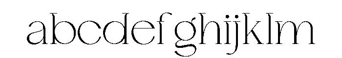 Chairo Thin FONT