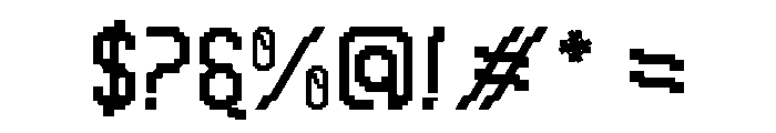 Chakord Pixel Font OTHER CHARS