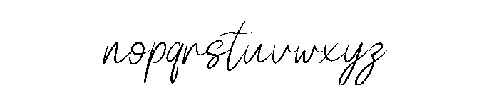 Chalantia Regular Font LOWERCASE