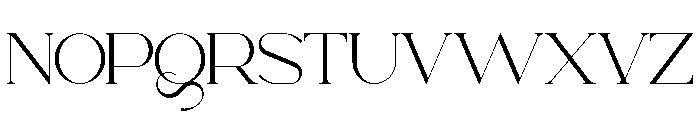Chalga VP Delicate Font LOWERCASE