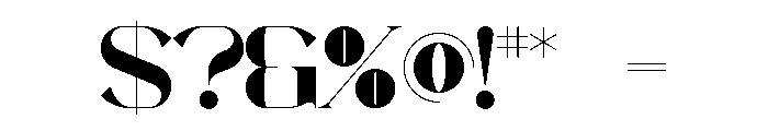 Chalga VP Matte Font OTHER CHARS