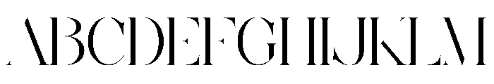 Chalia Font UPPERCASE