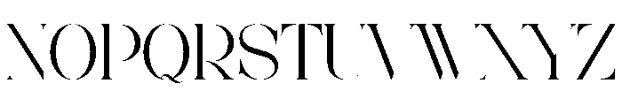 Chalia Font UPPERCASE