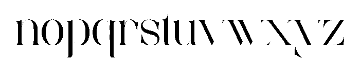 Chalia Font LOWERCASE
