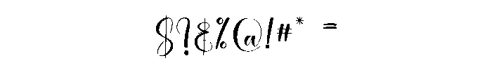 Chaligraphy2 Font OTHER CHARS