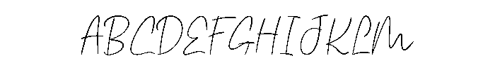 Chaligraphy2 Font UPPERCASE