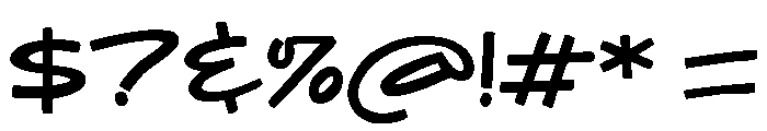 Chalis Umbara Font OTHER CHARS