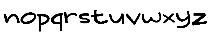 Chalis Umbara Font LOWERCASE
