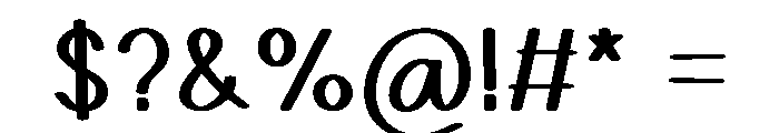 Chalk Kids Font OTHER CHARS