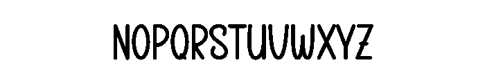 Chalk Notes Font LOWERCASE