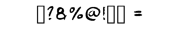 Chalk Perfect Regular Font OTHER CHARS