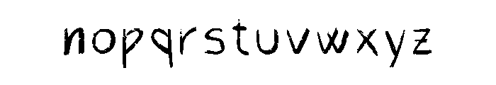 Chalk Perfect Regular Font LOWERCASE