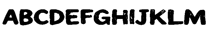 Chalkboard Anxiety Font UPPERCASE
