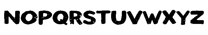 Chalkboard Anxiety Font UPPERCASE