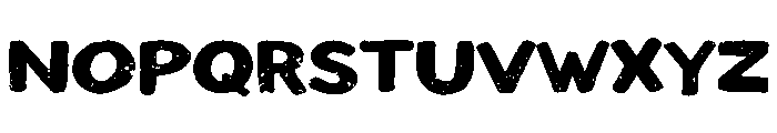 Chalkboard Anxiety Font LOWERCASE