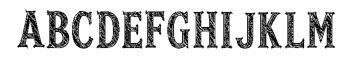 Chalkboard Sketch Font UPPERCASE