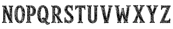 Chalkboard Sketch Font LOWERCASE