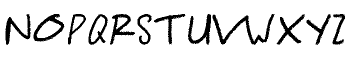 Chalkish Font UPPERCASE
