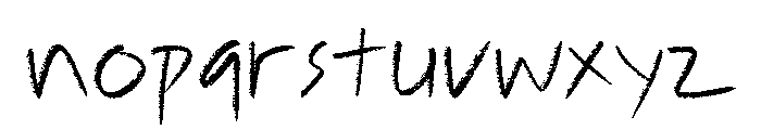 Chalkive Font LOWERCASE