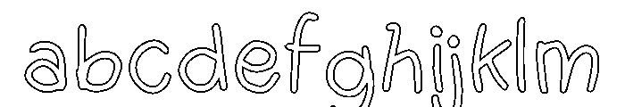 Chalkkidzy Outline FONT