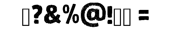 Chalky Kids Regular Font OTHER CHARS