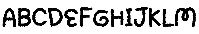 Chalky Kids Font UPPERCASE