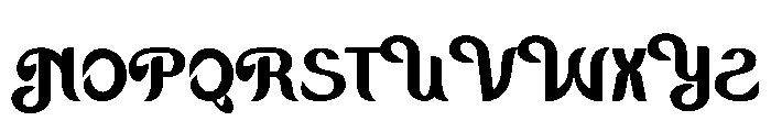 Chalot Font UPPERCASE