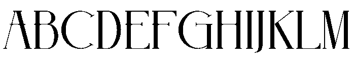 Chalotha Font UPPERCASE