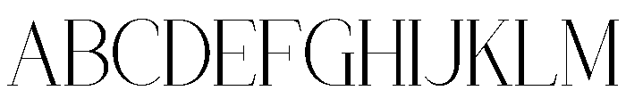 Chaltera Vegaro Regular Font UPPERCASE