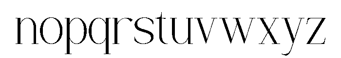Chaltera Vegaro Regular Font LOWERCASE