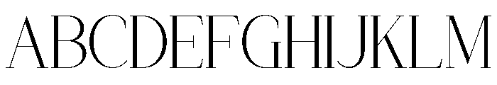 ChalteraVegaro-Regular Font UPPERCASE