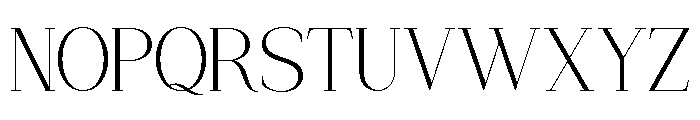 ChalteraVegaro-Regular Font UPPERCASE
