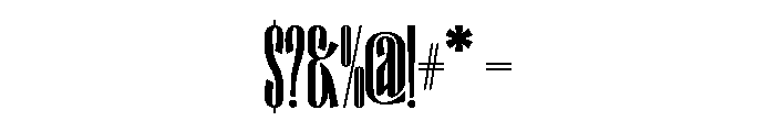 Chamberd Font OTHER CHARS