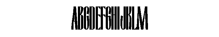 Chamberd Font UPPERCASE