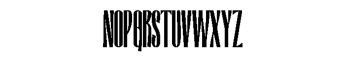 Chamberd Font UPPERCASE
