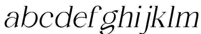 Chambery Italic FONT