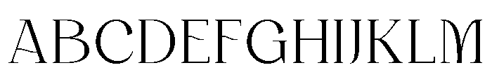 Chambery Regular Font UPPERCASE