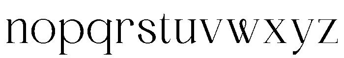 Chambery Regular Font LOWERCASE