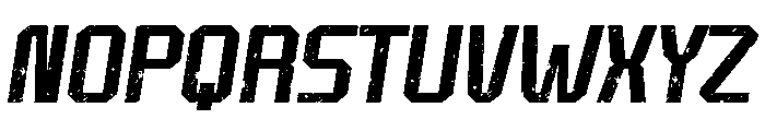 Champion Athletic GrungeItalic Font UPPERCASE
