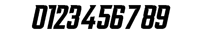 Champion Italic Font OTHER CHARS