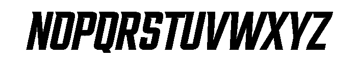Champion Italic Font LOWERCASE